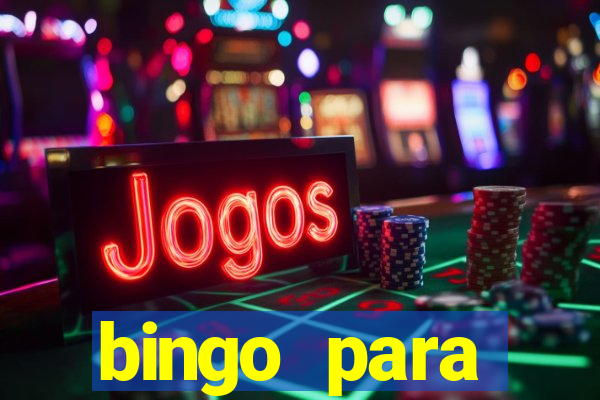 bingo para despedida de solteira para imprimir